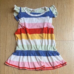 Crewcuts Multicolor Striped Short Sleeve Tee
